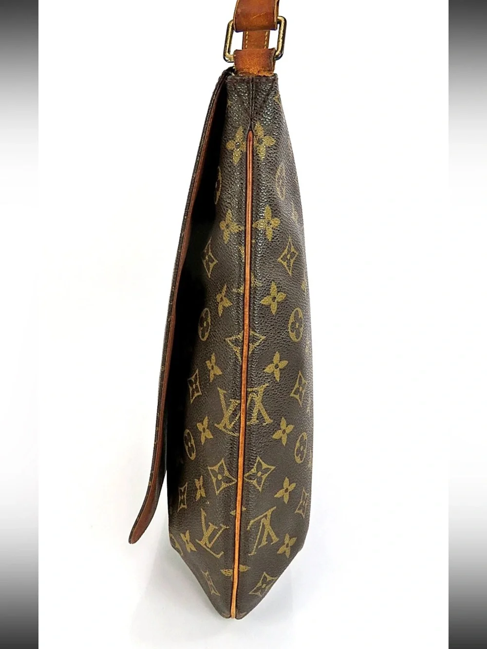 Louis Vuitton Monogram Canvas Messenger Bag in Brown and Tan